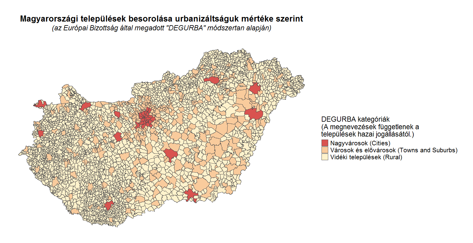 DEGURBA térkép